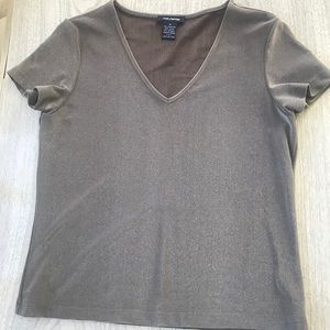 The Limited Silver stretch T-shirt style